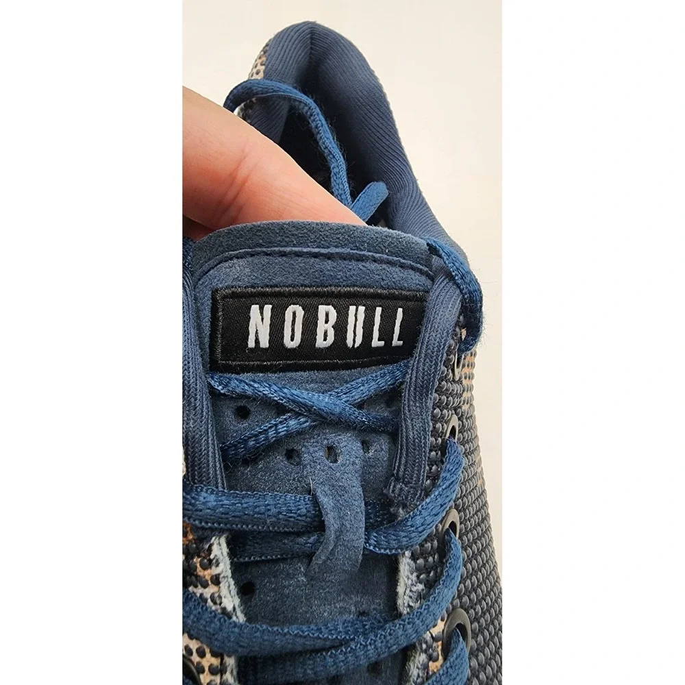 NoBull Unisex SuperFabric Trainer Blue Camo Low Shoes Men's 9.5 Women's 11